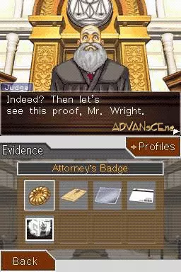 Image n° 3 - screenshots : Phoenix Wright - Ace Attorney